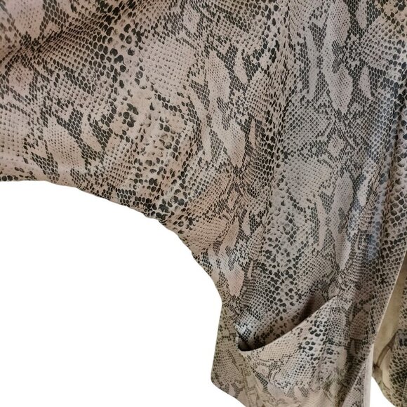 Candice Candice Women Snake Skin print Open Front Kimono - Picture 4 of 5